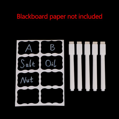 5Pcs  Erasable White Liquid Chalk Pen/Marker For Glass Windows Chalkboard