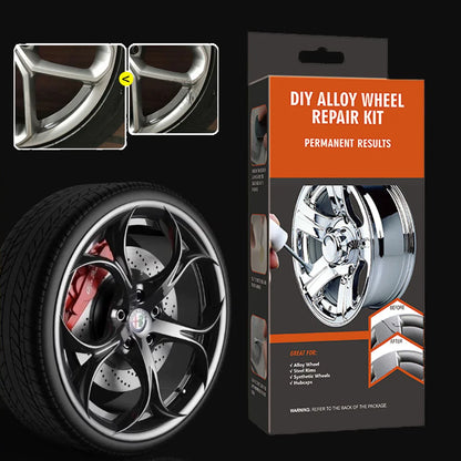 DIY Wheel Paint Repair Kit Car Alloy Wheel Scratch Fix Tool for Rim Surface Damage Auto Rim Dent Care Wheel Refurbished Kit