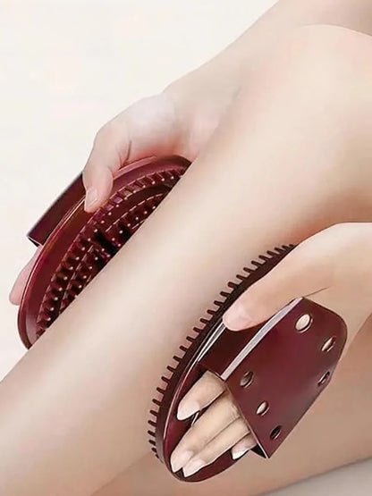 Universal Silicone Meridian Slimming Brush Body Beauty Leg Massage Tool Five Elements Dredging Health Care Scraping Equipment