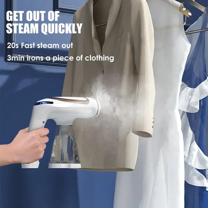 Handheld Garment Steamer for Clothes 1600W Powerful Electric Steam Iron Foldable Portable Traveling Clothes Steamer Home