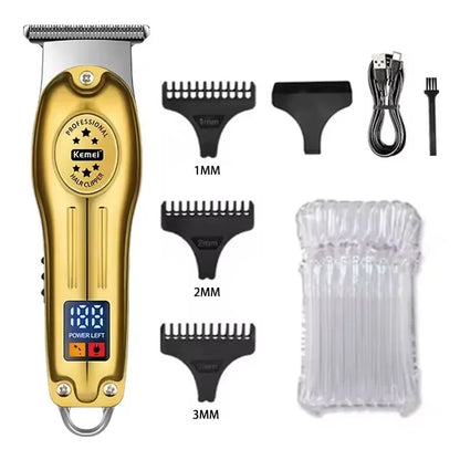 Kemei KM-2628 KM-678 KM-2024 USB Rechargeable Hair Clipper Professional Cordless Men Hair Trimmer Men's Hair Cutting Machine