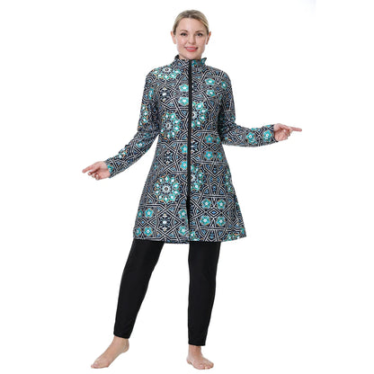 Muslim Swimming Suit for Women Cover Ups Swimwear Abaya Abayas Hijab Long Sleeve Modest Swimsuit Burkini Islamic Designer Hijabs