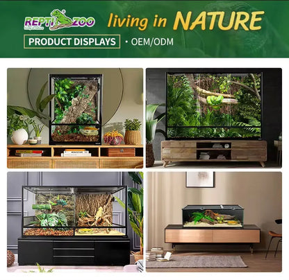 Eco-Friendly Durable PVC 120 Gallon Large 4x2x2 Reptile Feeding Enclosure Cage