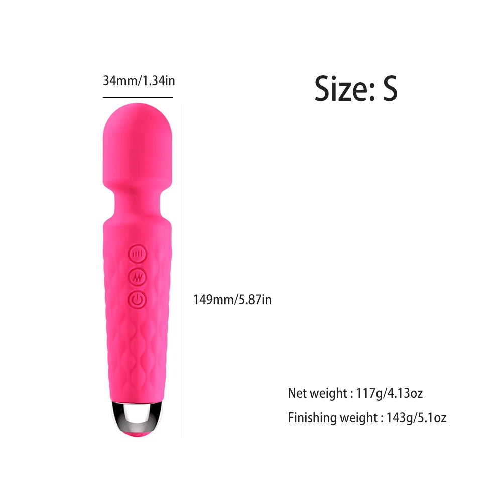 Wireless Dildos AV Vibrator Magic Wand for Women Clitoris Stimulator G Spot Massager Vibrator Female Masturbator Adult Sex Toys