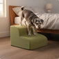 Pet Stair Ramp Washable Dog Ramp and Stairs Foam Pet Stairs Detachable Cover Sturdy for Sofa