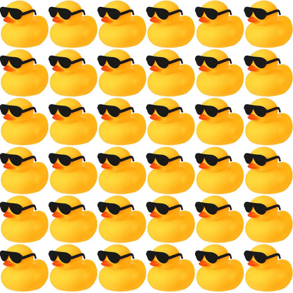 6/12/24PCS  Duck Toys Mini Rubber Ducks Squeak and Float Ducks Shower Toy for Toddlers Boys Girls