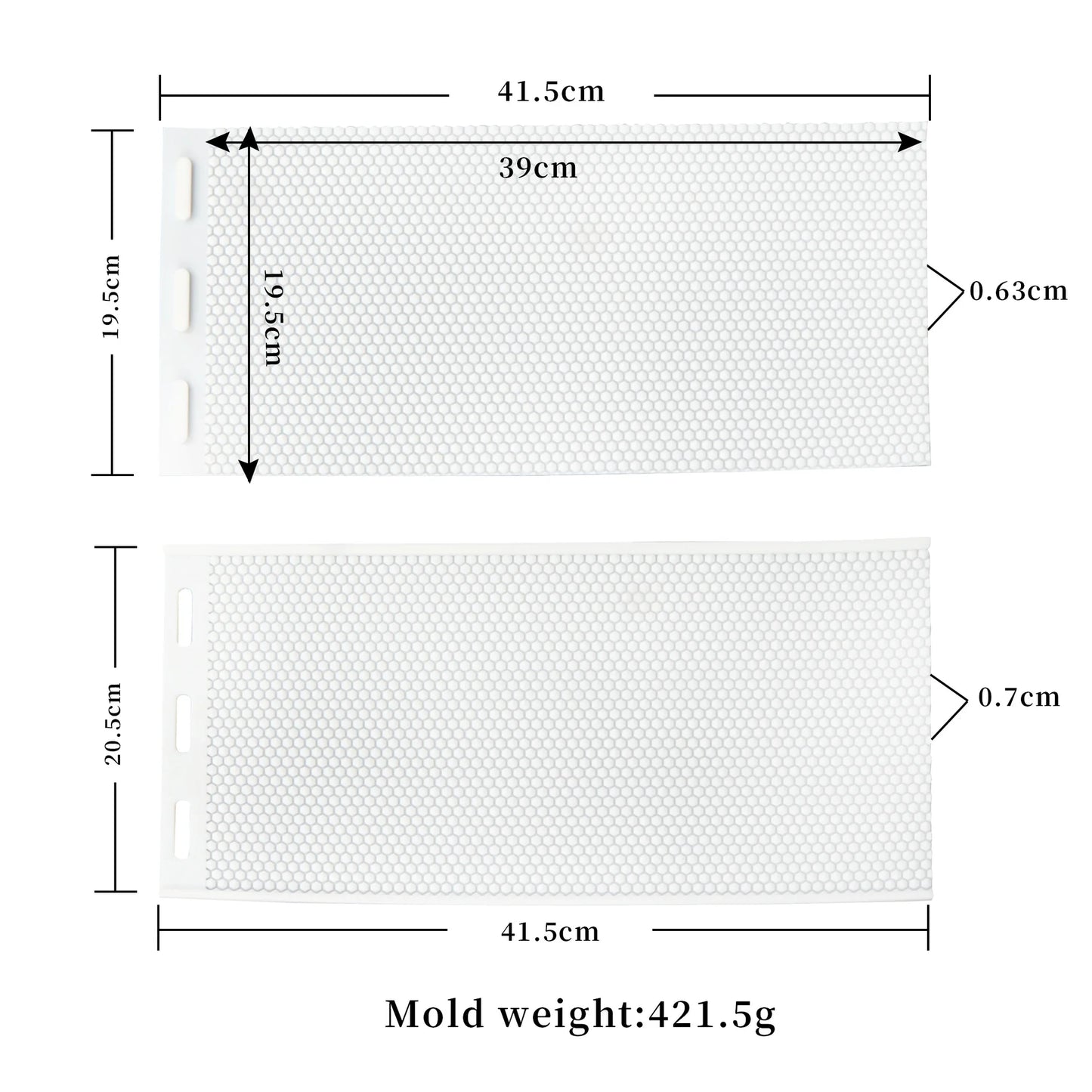 Beeswax Press Sheet Mold DIY Comb Foundation Mold Soft PVC Honeycomb Base Foundation Mould Beekeeping Beeswax Candle Making Tool