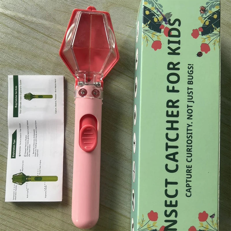 Bug Catcher & Viewer Kids Outdoor Insect Exploration Tool With Magnifying Glass Safe Bug Catching Kit For Nature Learning