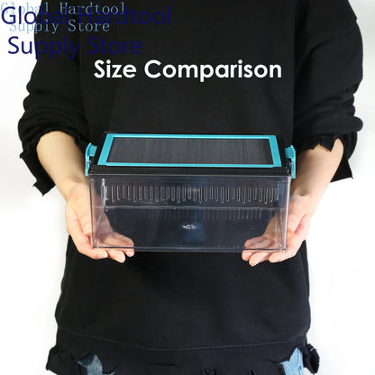 Live Feed Box Set for Bearded Dragons and Chameleons, suitable for raising Dubia roaches and as a small reptile enclosure