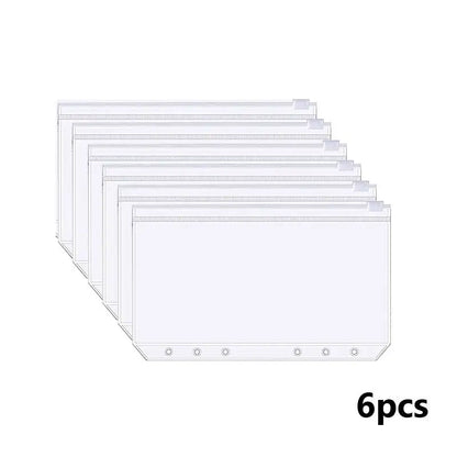 2024 Budget Binder A6 PU Leather Notebook Cash Envelopes System Set Clip-On Binder Pockets For Money Saving Bill Organizer Gifts