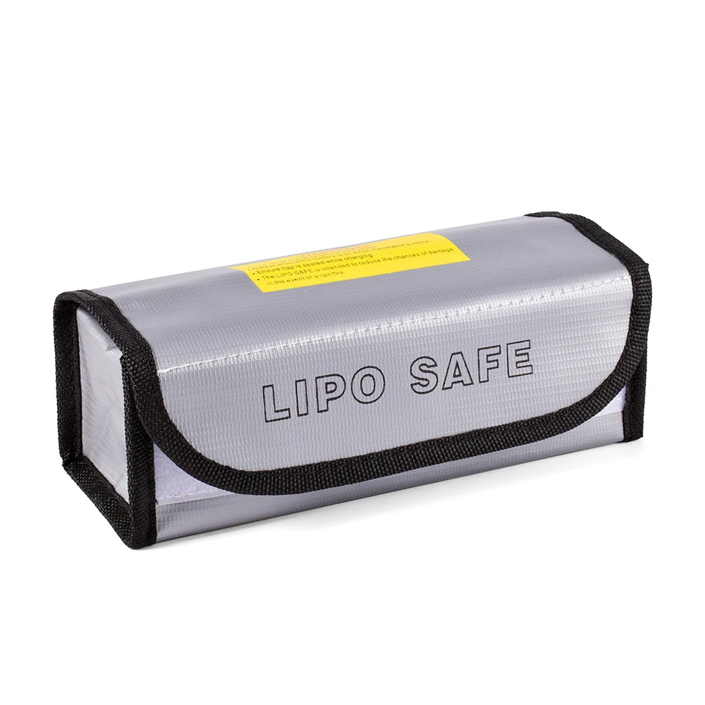 Lipo Guard Safety Bag Fireproof Explosion-Proof Portable Lipo Safety Bag 215*115*155mm for RC FPV Racing Drone Car Battery Safe