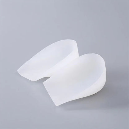 Unisex Invisible Height Increase 5CM Silicone Socks Gel Heel Pads Orthopedic Arch Support Heel Cushion Insoles Foot Massage Pad