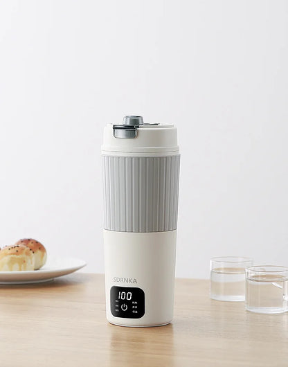 650ml Portable Electric Kettle Travel Boil Water Cup Thermo Pot Smart Teapot Temperature Adjustment Kettle With LED Display