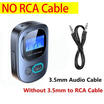 VIKEFON Car AUX Bluetooth Audio Receiver Transmitter TF Card Jack RCA Airplane Wireless Adapter Mic for TV PC Headphone Speaker