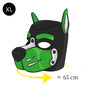 Sexy Charm Adult Rave Lingerie with Fetish Dog Hood Chest Harness Single Glove Arm Binder for Couple BDSM Body Bondage Clothing