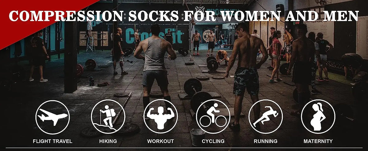 19 Styles Compression Stocking Blood Circulation Promotion Slimming Compression Socks Anti-Fatigue Comfortable Solid Color Socks