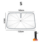 Newest Car Windshield Sunshade Umbrella with 360°Rotation Bendable Handle Front Window Sun shade UV Protection Heat Insulation