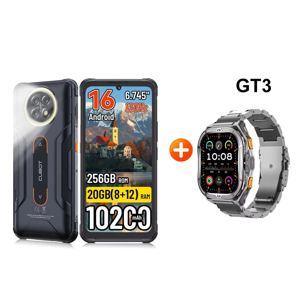 [Shipping From Poland] Cubot KingKong ACE 5 Android 16  10200mAh Rugged Smartphone 20GB(8+12) RAM 256GB ROM 6.745" 120Hz NFC