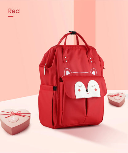 Waterproof Mummy Diaper Backpack Cartoon Design Mother Maternity Nappy Travel Bag Large Capacity Baby Care Nursing Stroller Bags