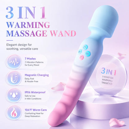 3 IN 1 Dildos G Spot Vibrator For Woman AV Machine Magic love Wand Clitoris Stimulator Female Vagina Massager Adults Sex Toys