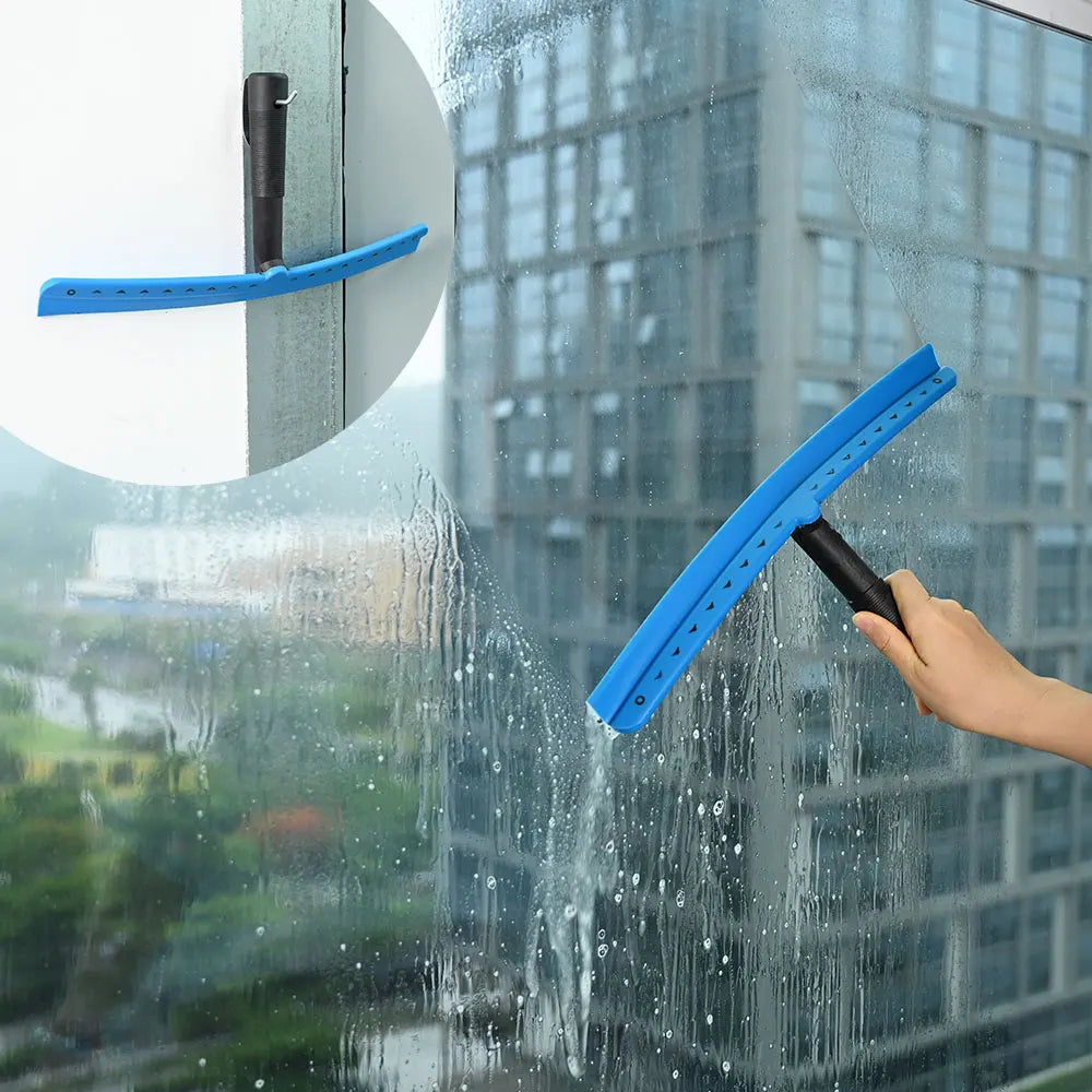 EHDIS Household Bathroom Mirror Scraper Car Glass Window Wiper Film Tint Tool Soft Blade Shower Squeegee With Anti-Slip Handle