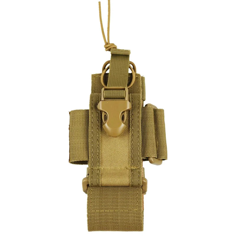 New Tactical Adjustable Walkie Talkie Holder Radio Pouch Hunting Interphone Hanging Bag Outdoor Nylon Molle Radio Pouch