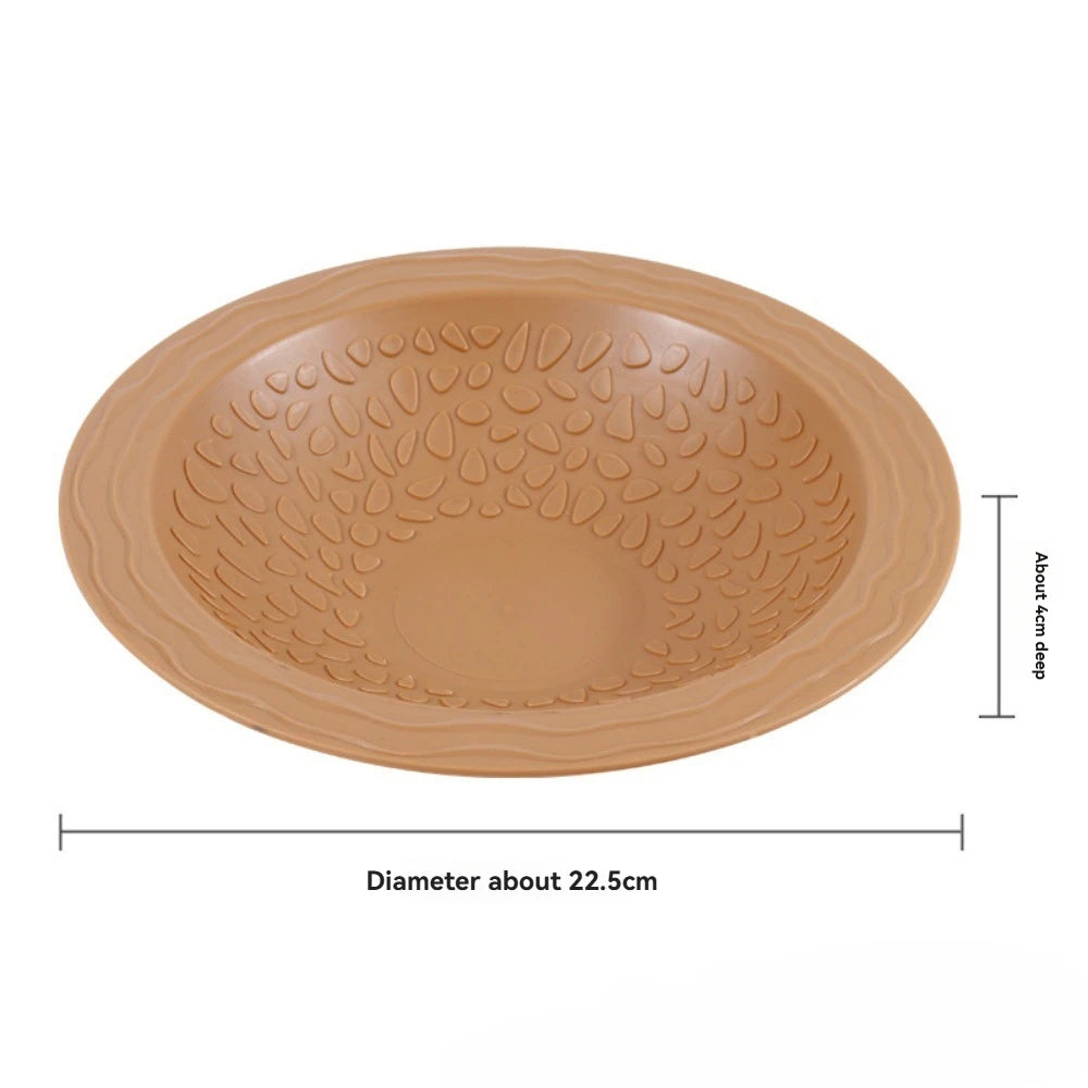 Turtle Bathing Pool, Reptile Feeding Dish Water Pot, Landscape Fish Tank Decoration,Turtle Bath Pool for Aquatic Climbing Pet