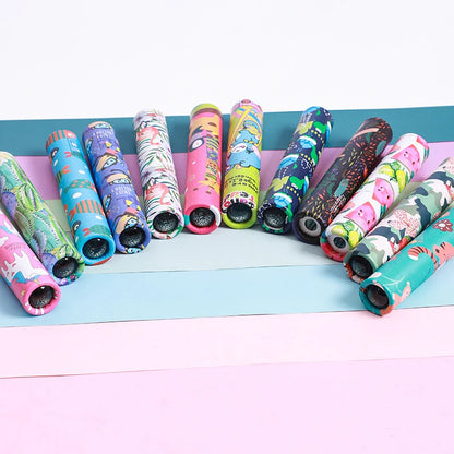 DIY Rotating Kaleidoscope Kits Scientific Experiment Teaching Tools Hands-Eyes Cooperation Educational Toys For Children Gifts.