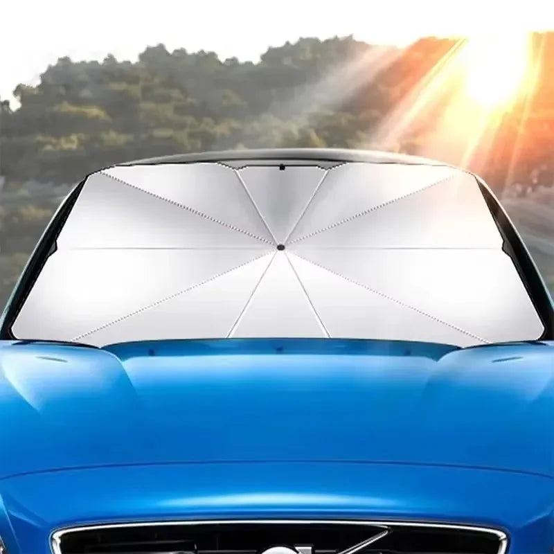 Car Front Windshield Sunshade Umbrella Summer Sun Protection Sunshade Blocking Car Interior Cooling Supplies