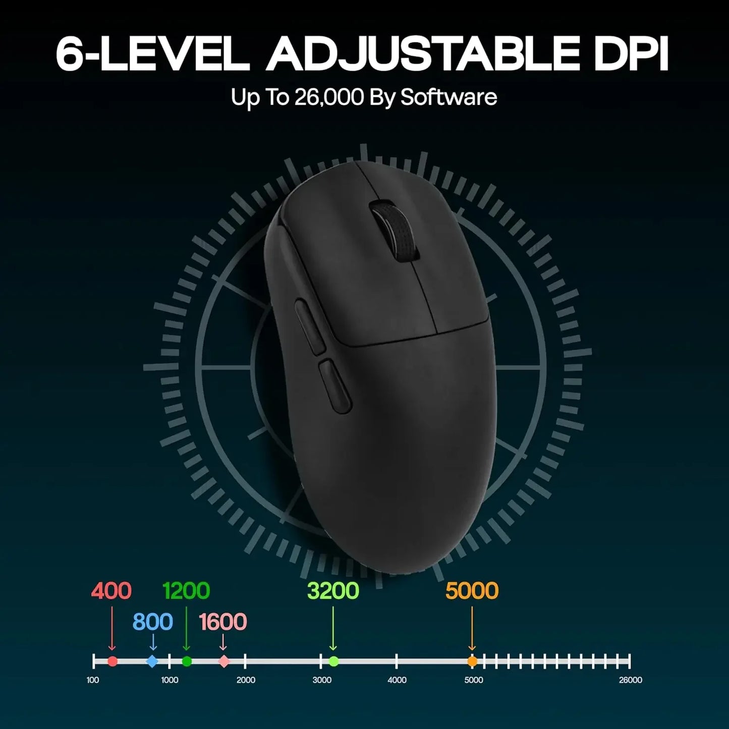 AULA SC800 Gaming Mouse USB-C Wired/2.4G 37g Lightweight 8K Paw3395 Sensor Customized Mice PC E-Sports Gamer Accessories Gifts