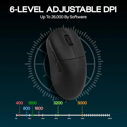 AULA SC800 Gaming Mouse USB-C Wired/2.4G 37g Lightweight 8K Paw3395 Sensor Customized Mice PC E-Sports Gamer Accessories Gifts