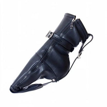 BDSM PU Leather Straitjacket Bondage Body Harness Adult Game Straight Jacket Halloween Clubwear Costume Armbinder Sex Toys Women