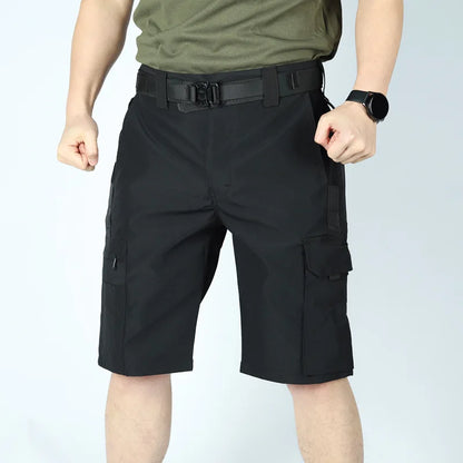 Men's Operator Elastic Tactical Shorts Ripstop Workout Outdoor Cargo Shorts for Men Cycling Hiking Fishing Casual Men's Shorts