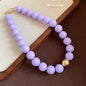 Multicolor Irregular Acrylic Beaded Bangles for Women Geometric Smudge String Bracelet Beach Vacation Style Couple Jewelry W