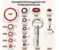 O-Ring W/Oval Head Key Tool For J-ura Capresso/Impressa Machines Brew Group & Drainage Valve O-Ring Fits Most Jura C, E, ENA