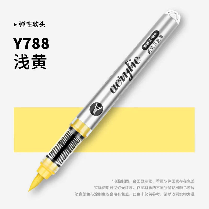 1 PC 120 Colors Acrylic Paint Marker Pens Professional Drawing Pens for Graffiti Manga School Aesthetic Stationery Art Supplies
