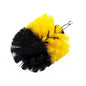 3pcs/set Electric Scrubber Brush Drill Brush Kit Plastic Round Cleaning Brush For Carpet Glass Car Tires Nylon Brushes 1/4pcs