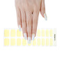 20/22Tips UV Semi cured Gel Nail Stickers Waterproof Long Lasting Full Gel Nail Wraps Press On Nail Decal DIY Manicure