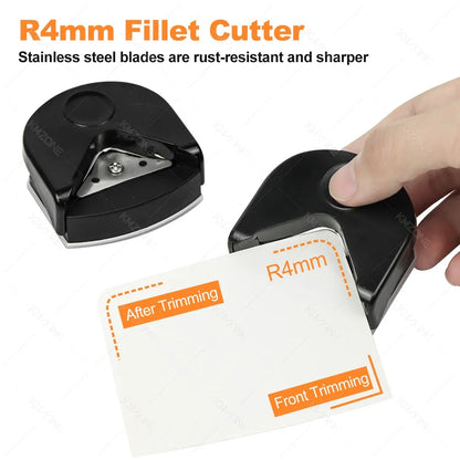 A4 Laminator Accessories 50pcs Laminating Film Pouch Lightweight Paper Cutter Binder Ring,Hole Corner Puncher, for Photo/File