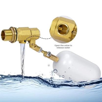1/2'' Water Float Valve For Pond Float Valve For Automatic Water Bowl Horse Goat Sheep Pig Dog Water Trough Livestock Supplies
