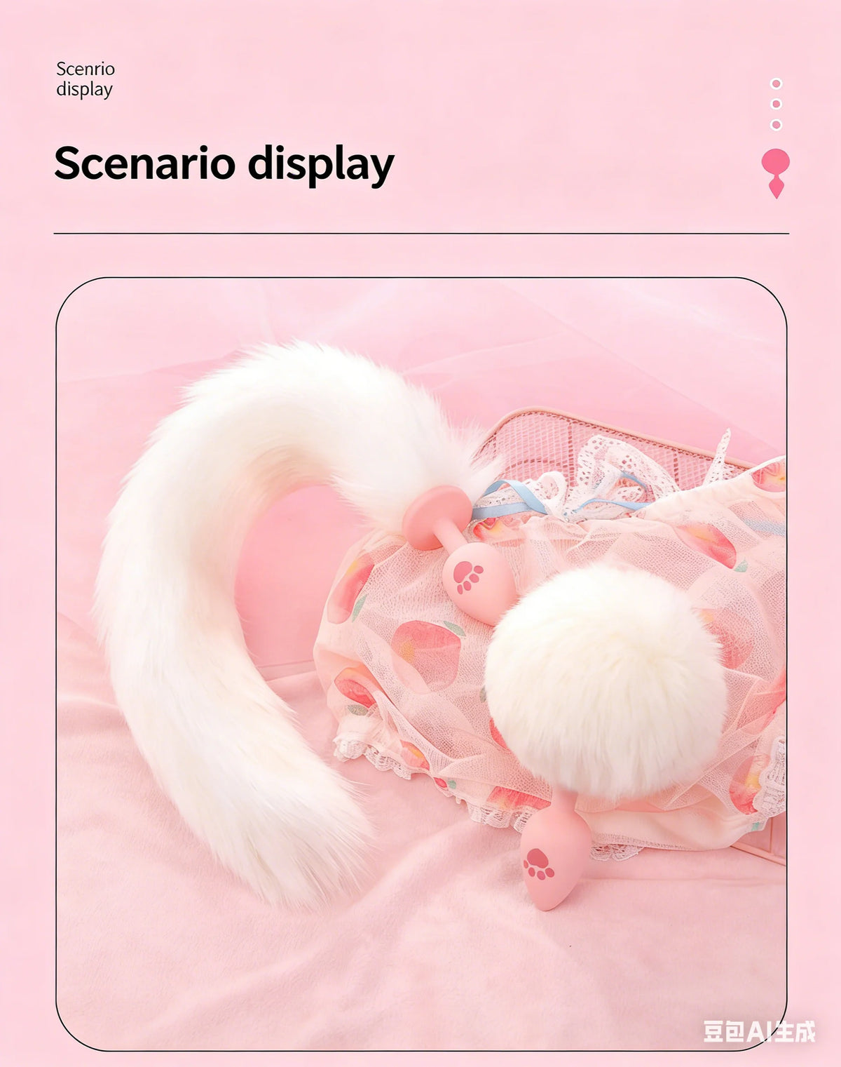Cat Paw Anal Plug Adult Couple Games Butt Plug Erotic Product Penetration Anal Toy with Hairball Fox Tail Sex Toys for Men Women