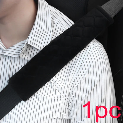 2pc Universal Car Safety Belt Cover Adjustable Seat Belt Cover Shoulder Strap Covers Car Shoulder Protector Pad Auto Accessories