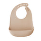 1PC Portable Baby Silicone Bib Ultra-thin Silicone Drool Bag Waterproof And Easy To Clean A Bib For Feeding Children And Infants