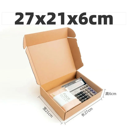 10pcs Shipping Boxes Cardboard Corrugated Mailer Boxes for Packaging Craft Gifts Giving Products for Small Business