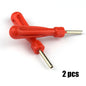 Slotted Handle Tire Valve Stem Core Remover Screwdriver Removal Tool Car Bike Bicycle Motorcycle Tire Repair Tool Car Accessory