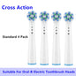 Brush Head Nozzles for Braun Oral B Replacement Toothbrush Head Sensitive Clean Sensi Ultrathin Gum Care Brush Head for Oralb