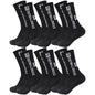 6Pairs Non Slip Grip Socks For Men Women Football Basketball Baseball Rugby Soccer Cycling Running Hiking Tennis Skateboard