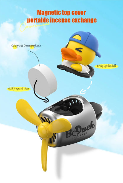 Duck pilot car air freshener scent airplane vent clip perfume diffuser fragrance dispenser accsesories interior decoration aroma
