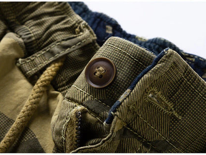 New Summer Men Cotton Cargo Camouflage Shorts Men Clothing Casual Breeche Bermuda Beach Jogger Shorts Male Hot Dropshipping