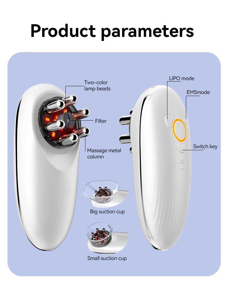 Face & Body Sculpting Massager Anti Cellulite Facial Machine Fat Burner Shaping Slimming Device Lose Weight Beauty Massage Tools